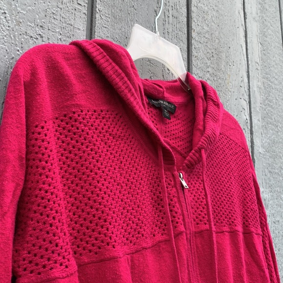 Banana Republic Hooded Zip Up Pink Jacket - Picture 2 of 4